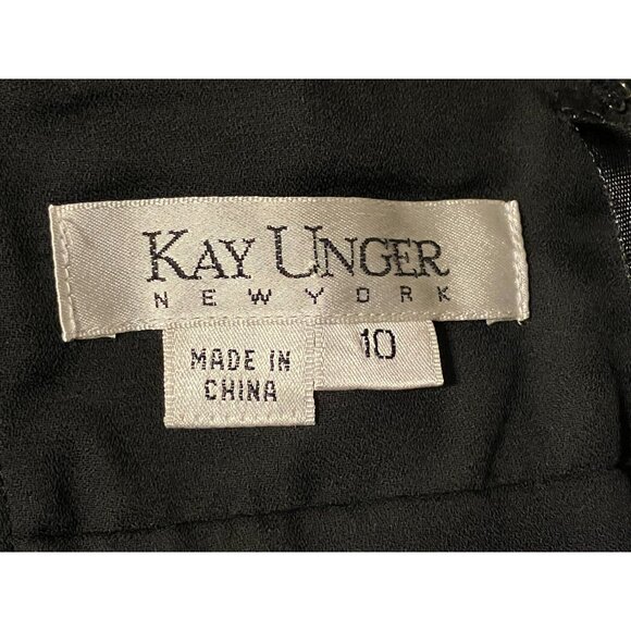 Stunning Kay Unger Silk Maxi Dress 10 Halter Plunge Backless Formal 100% Silk - Picture 6 of 9